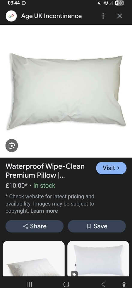 Photo of Pillow (Chaddesden DE21) #1