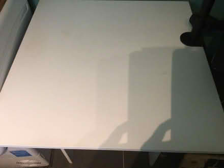 Photo of free White square table/desk (Twerton) #2