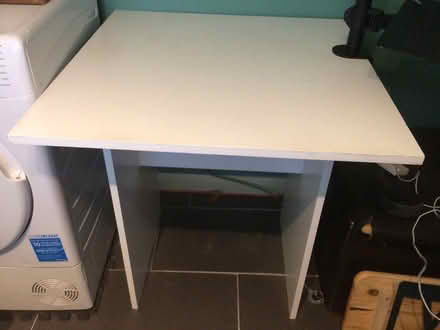 Photo of free White square table/desk (Twerton) #1