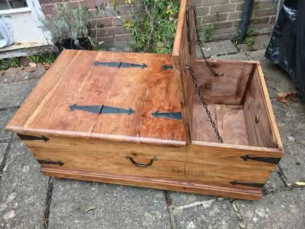Photo of free Wooden storage box / coffee table (Beaconsfield HP9) #3