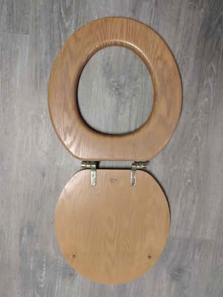 Photo of free Toilet Seat Oak (Near Baseline Rd. & Clyde Ave.) #1