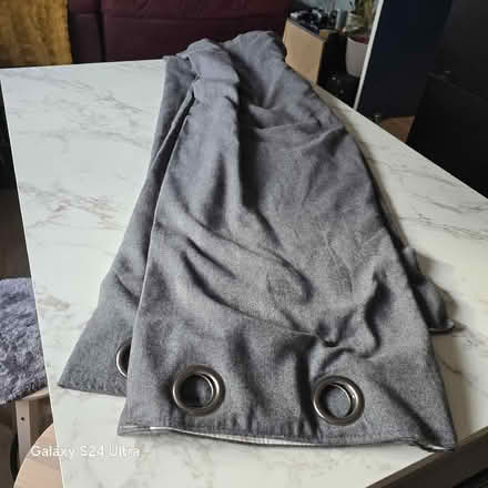 Photo of free Short grey curtains (Greenwich Peninsula SE10) #1