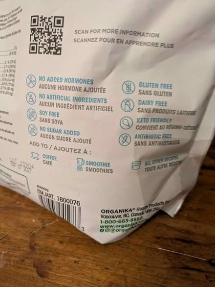 Photo of free Organic Collagen (Cabbagetown) #2