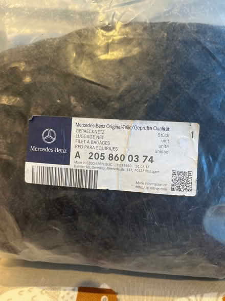 Photo of free Luggage net for Mercedes (CR5) #1