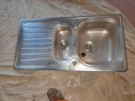 Photo of free Steel double sink (Malvern Wells (WR14)) #1