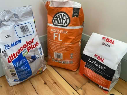 Photo of free Grout and tile adhesive (Ladywell) #4