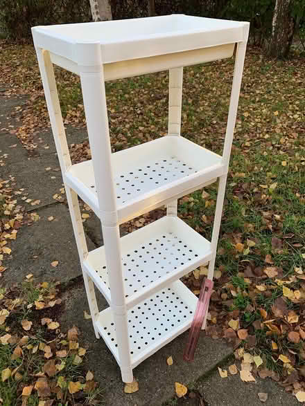 Photo of free Stacking tray shelves/storage units (West Molesey.) #1