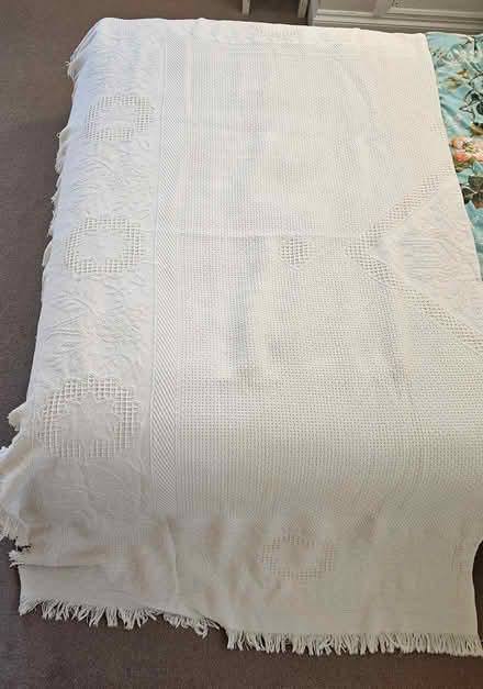Photo of free King-size cream throw (Wigmore, Gillingham) #1