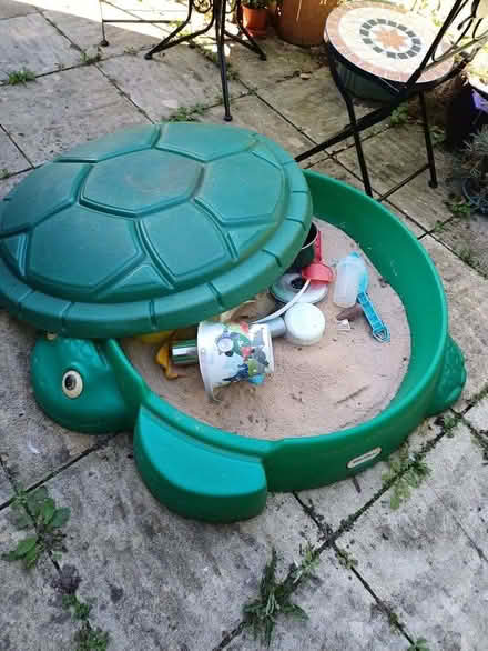 Photo of free Child's Turtle Sandpit (without sand or toys) (Bromham MK43) #2