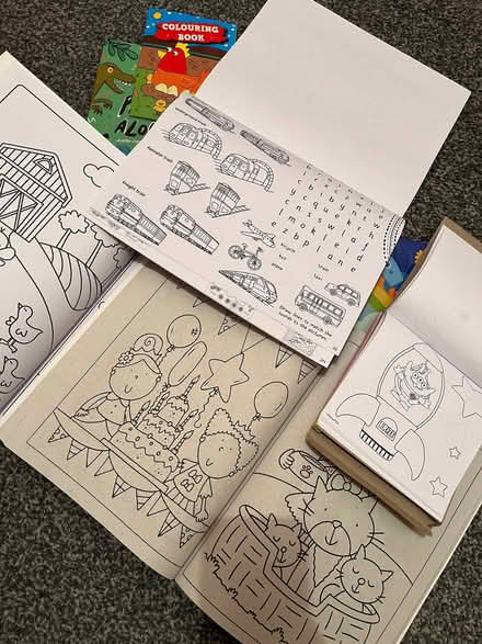 Photo of free Children’s colouring activity books (Great Moor SK3) #2