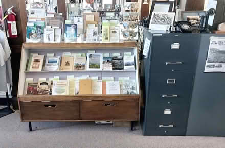 Photo of free Wood display case w/drawers & light (2155 Third Street) #3