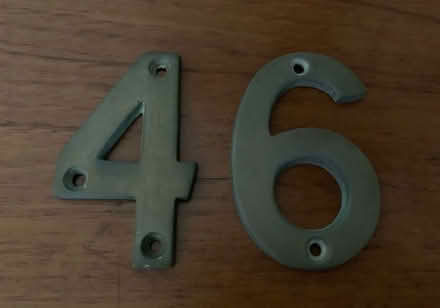 Photo of free Brass door numbers (Hulme M16) #1
