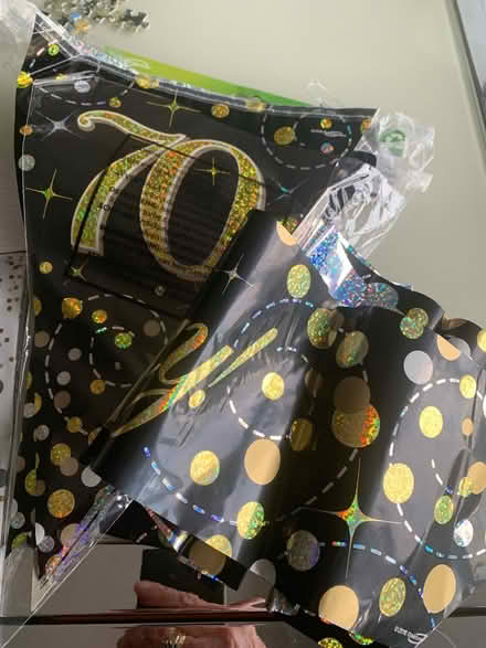 Photo of free 70th birthday banners and bunting (B42 Great Barr) #1