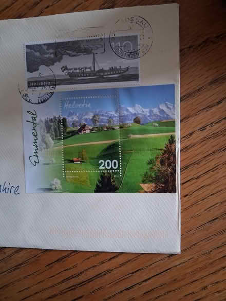 Photo of free Beautiful Swiss stamps (Ledbury, HR8) #1