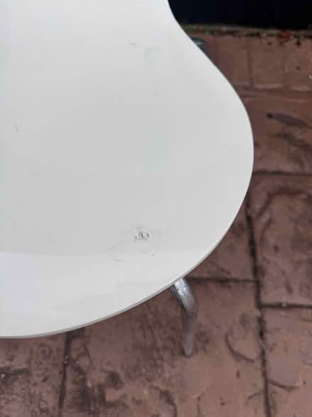 Photo of free 8 classic white chairs (ME1 2SN) #3