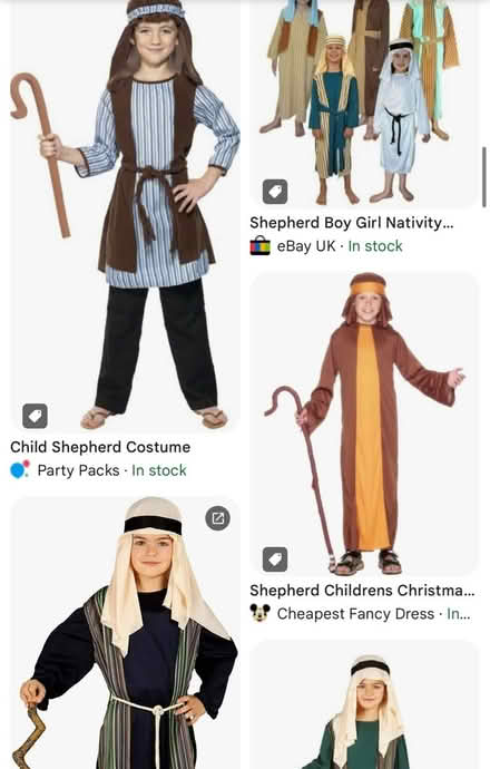 Photo of Nativity costume shepherd boy (NW4 hendon) #1