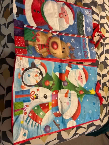 Photo of free 2 x large Christmas bags (Brickhill MK41) #1
