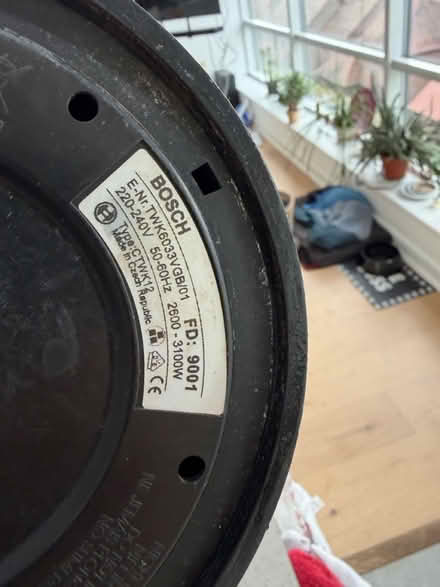 Photo of free Black Bosch kettle (Central Tonbridge TN9) #3