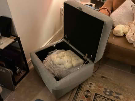Photo of free Storage footstool or seat. (Robertsbridge TN32) #2