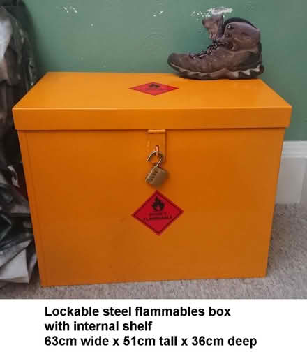 Photo of free Lockable steel safe storage box (Bruntsfield EH10) #1
