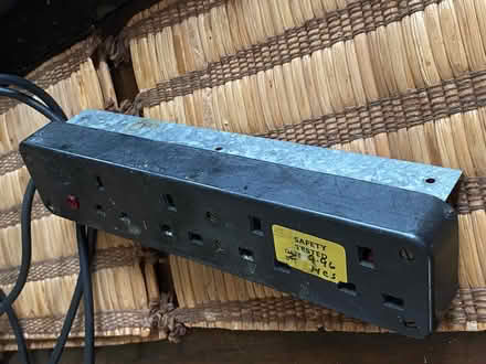 Photo of free Four socket adaptor mounted on metal bracket (Upper Wolvercote OX2) #1