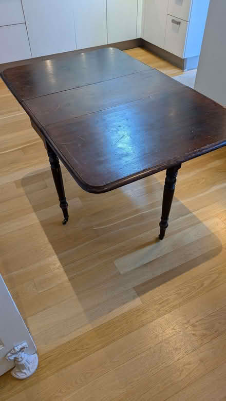 Photo of free Drop leaf table, can be used folded as a shelf (Wandsworth Common SW12) #2