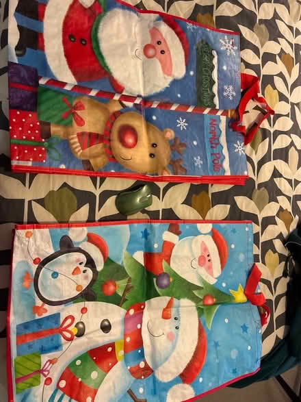 Photo of free 2 x large Christmas bags (Brickhill MK41) #2