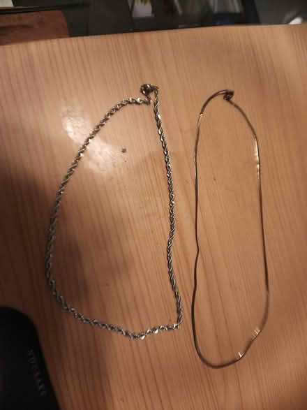 Photo of free 2 silver necklaces (Lanier Heights) #1