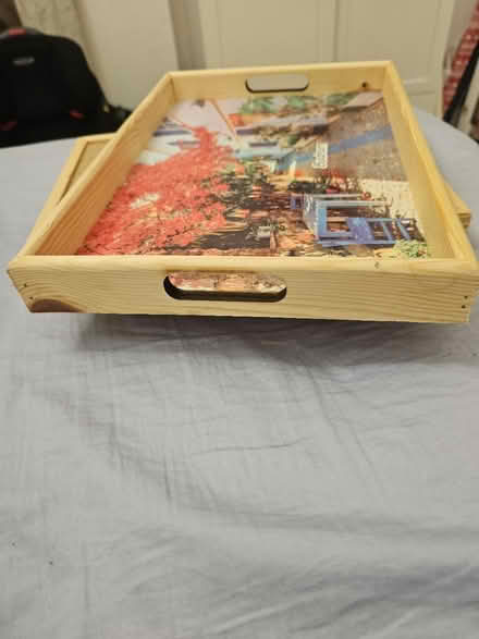 Photo of free 2 wooden trays (EC1R) #4