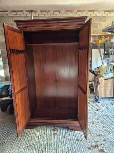 Photo of free Mahogany wardrobe (Bray) #2