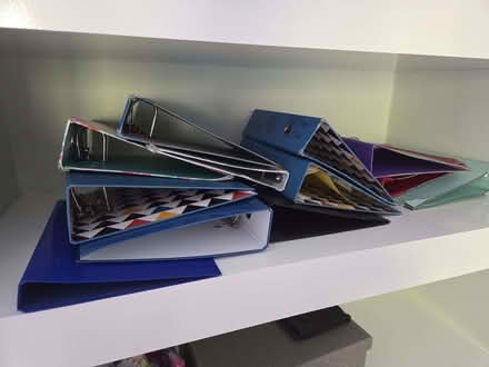 Photo of free 15 A4 ring binders and AS/A Level science study aids (West Hampstead NW2) #1