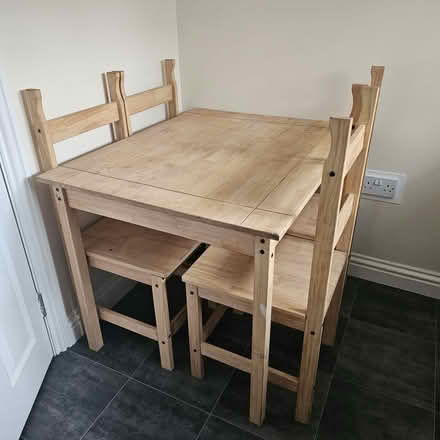 Photo of free Small table with four chairs (SS15) #1