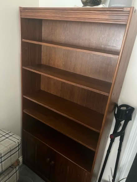 Photo of free Book shelves with bottom cupboard (SS15) #1