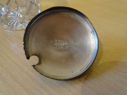 Photo of free Cut glass preserve jar with lid and spoon (Wildwood ST17) #1