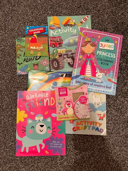Photo of free Children’s colouring activity books (Great Moor SK3) #1