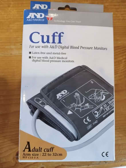 Photo of free A&D Medical Digital Blood Pressure Cuff arm size 22-32cm (Hemyock EX15) #1