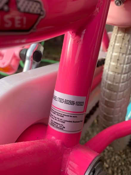 Photo of free Child’s bike with stabilisers age 5-7 (Abraham Heights LA1) #4