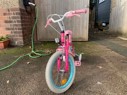 Photo of free Child’s bike with stabilisers age 5-7 (Abraham Heights LA1) #3