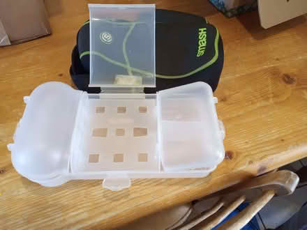 Photo of free Nude Food Movers Lunchbox and neoprene carry case, old (Hemyock EX15) #1