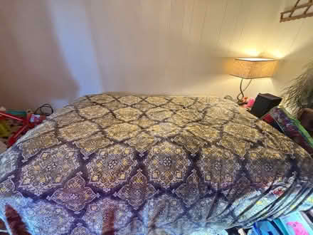 Photo of free Full size Metal Bed Frame And Bed (Glen burnie) #4