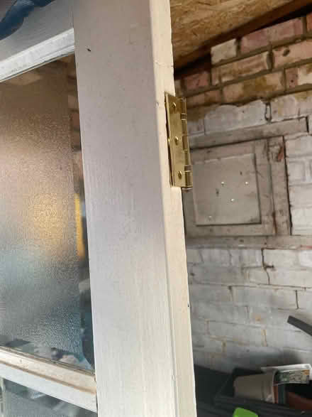 Photo of free Wooden door with glass panels (Battle RG30) #2