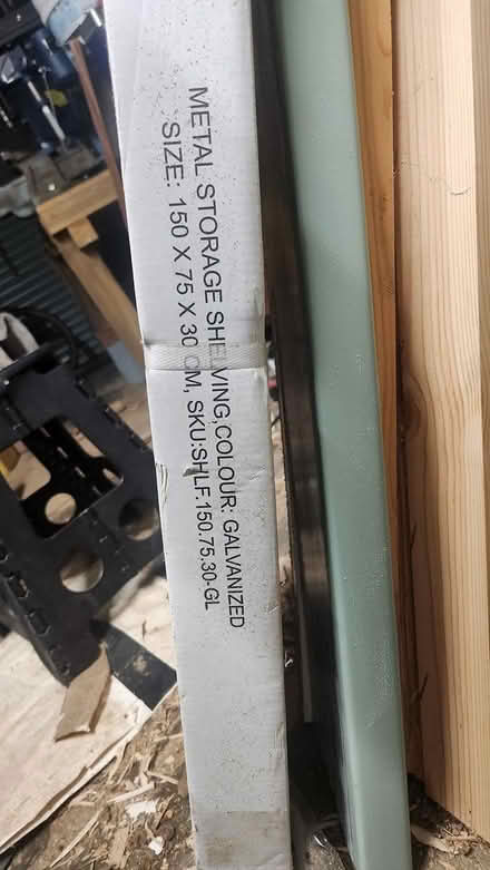 Photo of free Metal frame two tier shelf unit (Stroud, Merrywalks GL5) #1