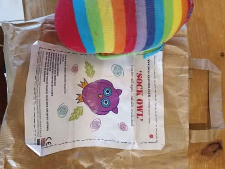 Photo of free Abandoned Sock Owl craft project, needs completing (Hemyock EX15) #1