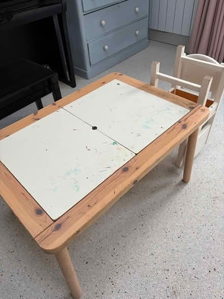 Photo of free IKEA drawing table & chairs (Drumcondra) #2