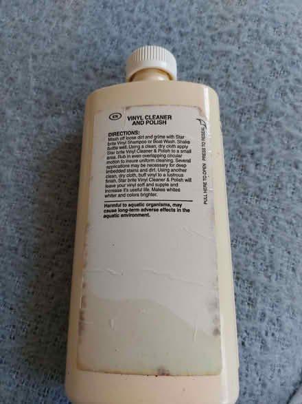 Photo of free Vinyl cleaner and polish (Humphrey's End GL6) #2
