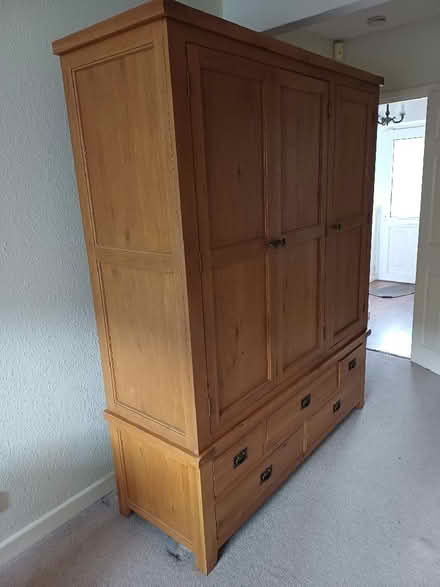 Photo of free Large solid wood wardrobe (Marldon TQ3) #3