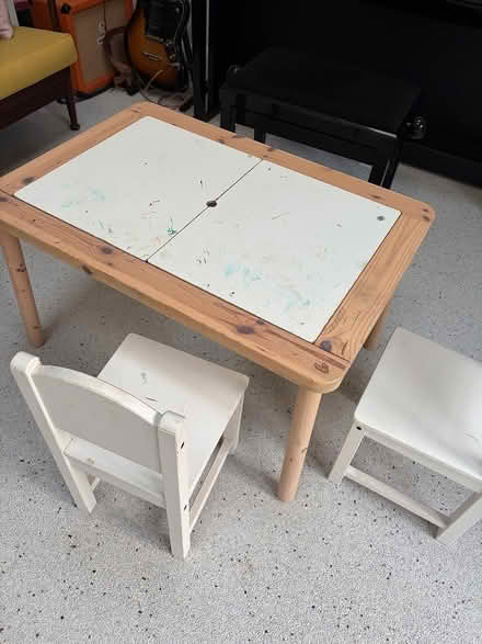 Photo of free IKEA drawing table & chairs (Drumcondra) #1