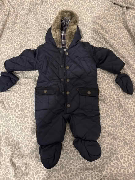 Photo of free 3-6 months Junior J snowsuit (Carshalton) #1