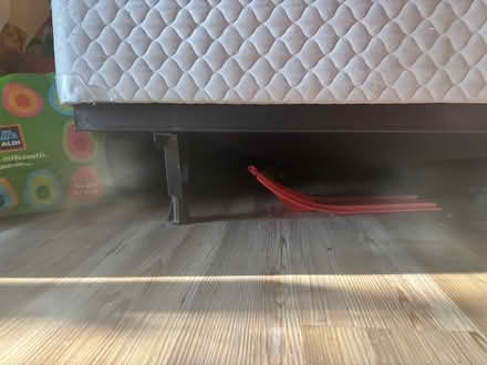 Photo of free Full size Metal Bed Frame And Bed (Glen burnie) #3