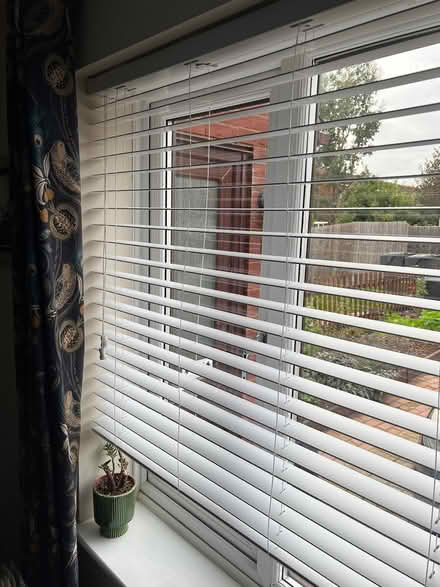 Photo of free White wood Venetian blind (Bromsgrove B61) #3